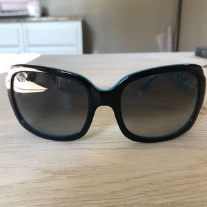 Black and Teal Ralph Lauren Sunglasses